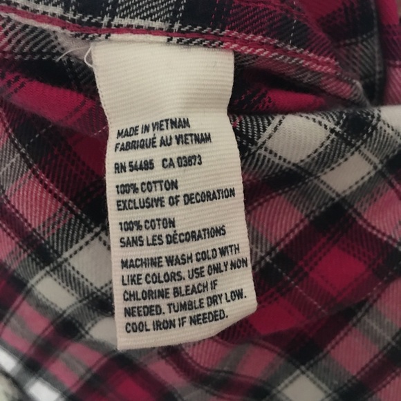 AE Plaid Button Up Shirt Sz M - Picture 6 of 7